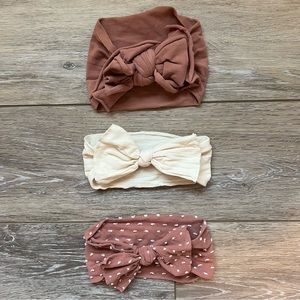 Like New Baby Bling Bow Headbands (3-pack
